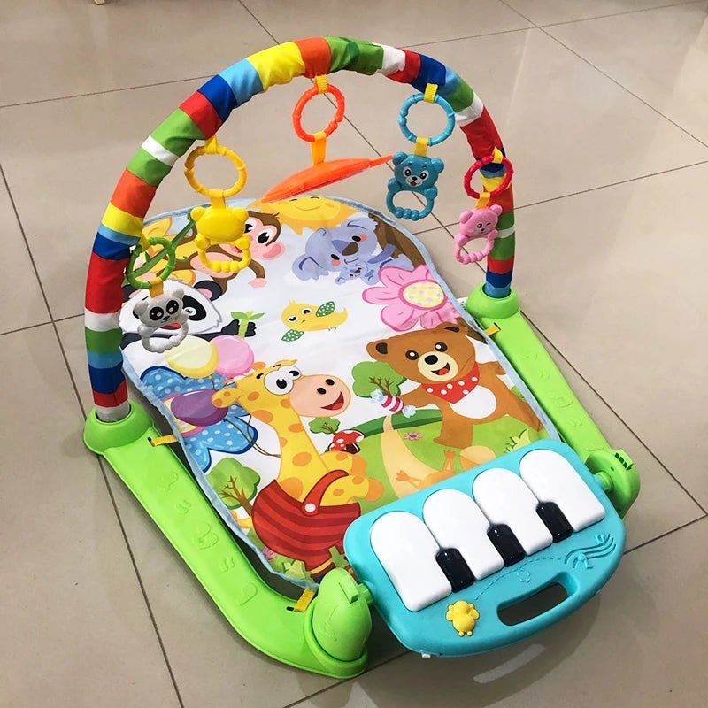 🌈 Alfombra de Juegos Interactiva GIGGLE & COOS - ¡Diversión y Aprendizaje para tu Bebé! 🧸✨ - Giggle & Coos