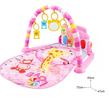 🌈 Alfombra de Juegos Interactiva GIGGLE & COOS - ¡Diversión y Aprendizaje para tu Bebé! 🧸✨ - Giggle & Coos