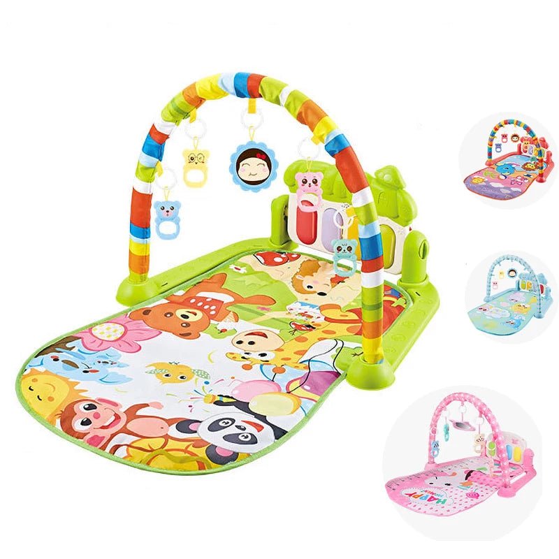 🌈 Alfombra de Juegos Interactiva GIGGLE & COOS - ¡Diversión y Aprendizaje para tu Bebé! 🧸✨ - Giggle & Coos