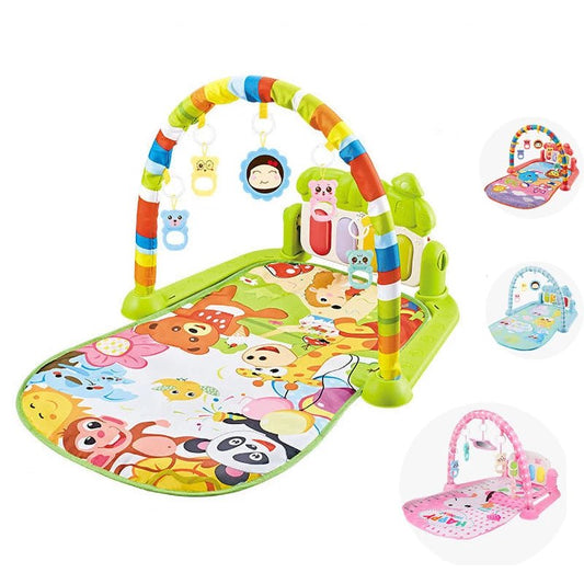 🌈 Alfombra de Juegos Interactiva GIGGLE & COOS - ¡Diversión y Aprendizaje para tu Bebé! 🧸✨ - Giggle & Coos