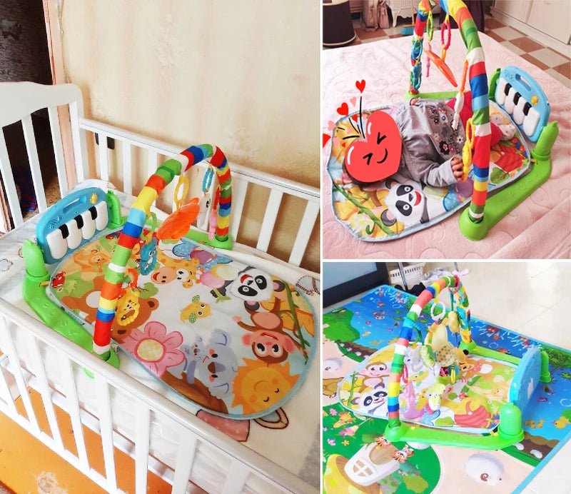🌈 Alfombra de Juegos Interactiva GIGGLE & COOS - ¡Diversión y Aprendizaje para tu Bebé! 🧸✨ - Giggle & Coos