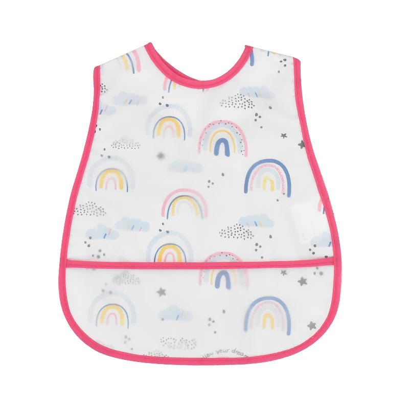 🍼 Babero Impermeable GIGGLE & COOS – Comidas Sin Manchas ni Estrés 🍼 - Giggle & Coos