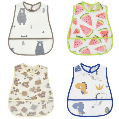 🍼 Babero Impermeable GIGGLE & COOS – Comidas Sin Manchas ni Estrés 🍼 - Giggle & Coos