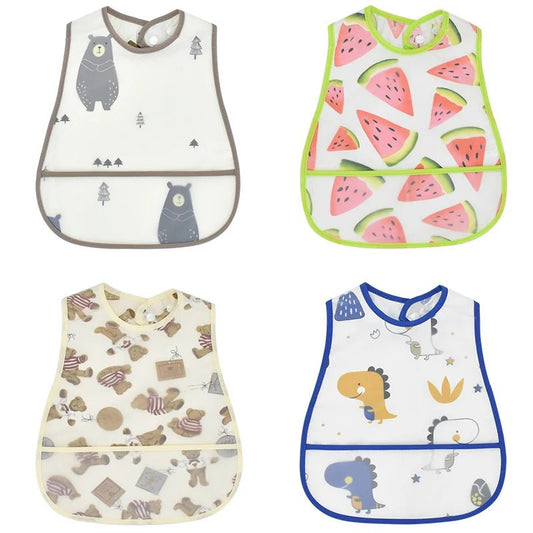 🍼 Babero Impermeable GIGGLE & COOS – Comidas Sin Manchas ni Estrés 🍼 - Giggle & Coos