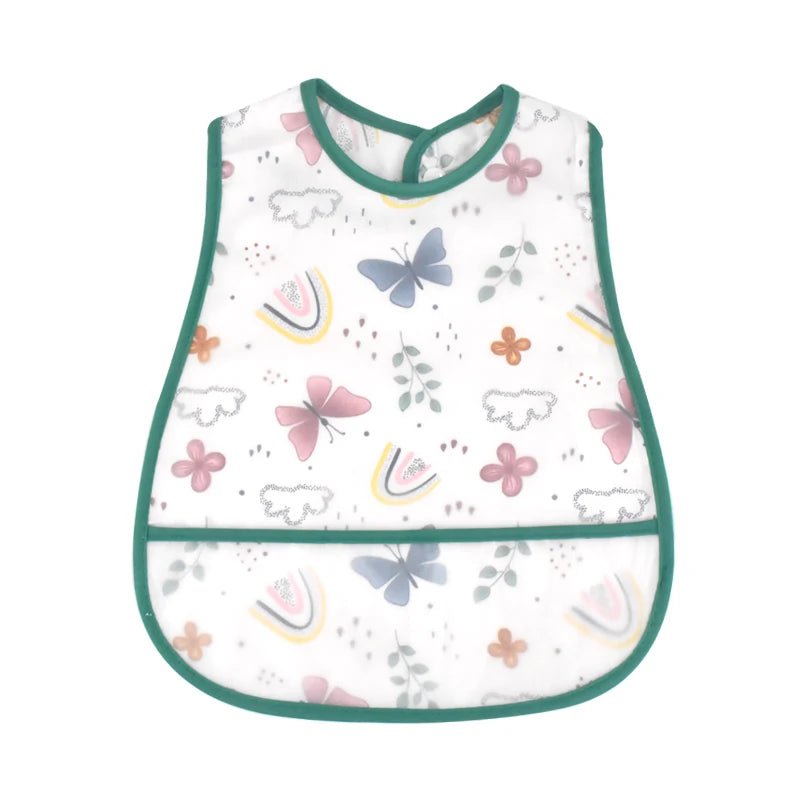 🍼 Babero Impermeable GIGGLE & COOS – Comidas Sin Manchas ni Estrés 🍼 - Giggle & Coos