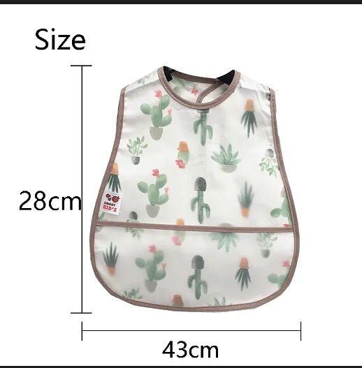 🍼 Babero Impermeable GIGGLE & COOS – Comidas Sin Manchas ni Estrés 🍼 - Giggle & Coos