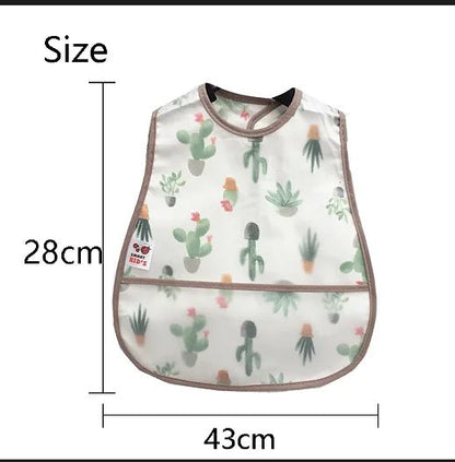 🍼 Babero Impermeable GIGGLE & COOS – Comidas Sin Manchas ni Estrés 🍼 - Giggle & Coos