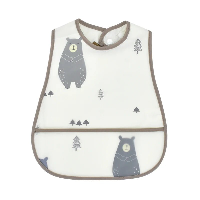 🍼 Babero Impermeable GIGGLE & COOS – Comidas Sin Manchas ni Estrés 🍼 - Giggle & Coos