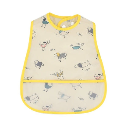 🍼 Babero Impermeable GIGGLE & COOS – Comidas Sin Manchas ni Estrés 🍼 - Giggle & Coos