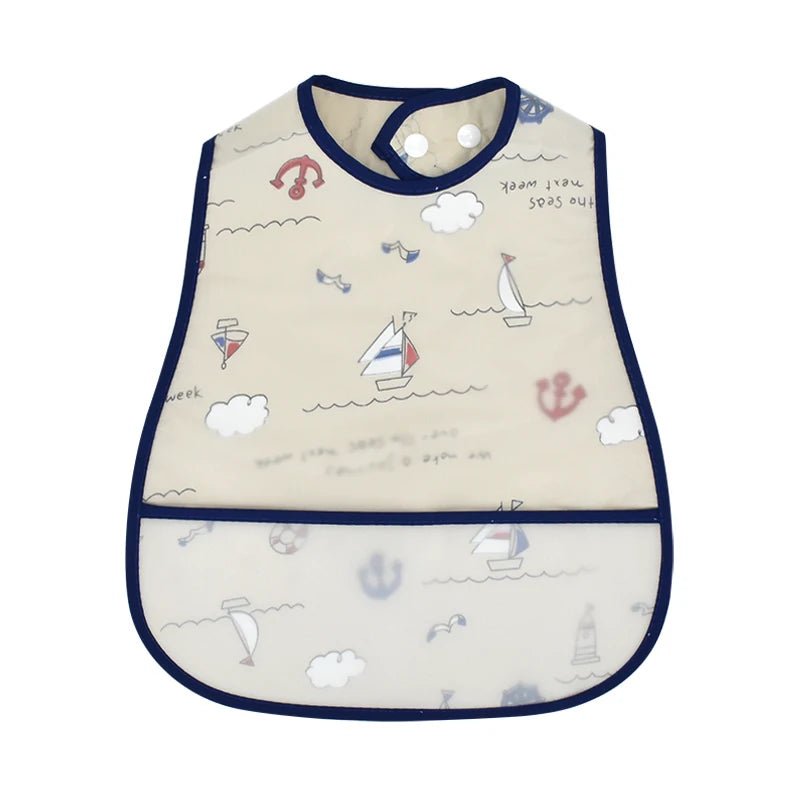 🍼 Babero Impermeable GIGGLE & COOS – Comidas Sin Manchas ni Estrés 🍼 - Giggle & Coos