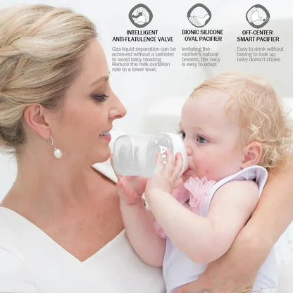 🍼 Biberón Anticólicos GIGGLE & COOS – Alimentación Cómoda y Sin Gases 🍼 - Giggle & Coos