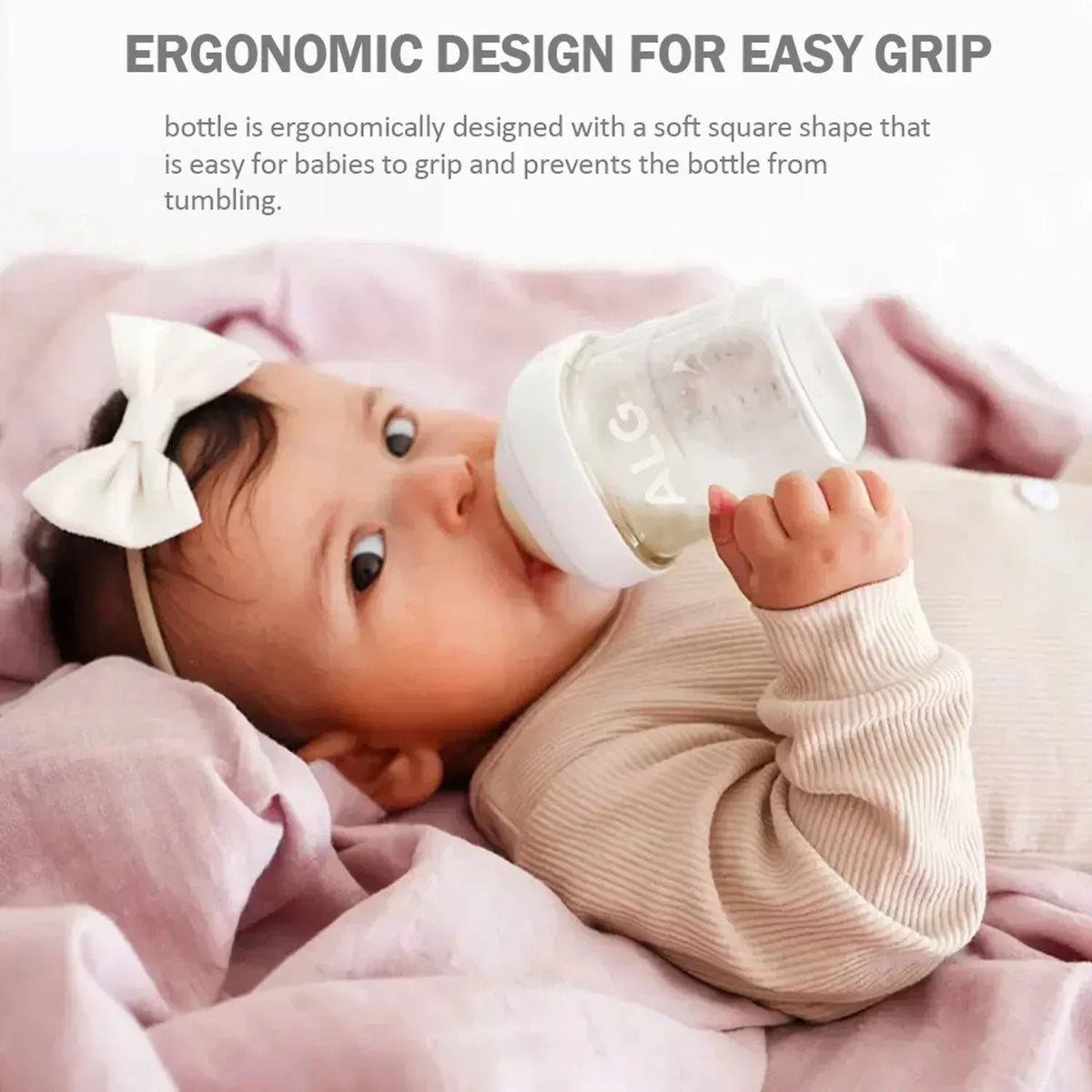 🍼 Biberón Anticólicos GIGGLE & COOS – Alimentación Cómoda y Sin Gases 🍼 - Giggle & Coos
