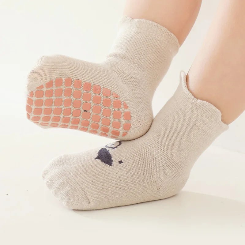 🐾 Calcetines Antideslizantes GIGGLE & COOS – Primeros Pasos Seguros y Adorables 🐾 - Giggle & Coos
