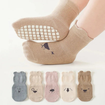 🐾 Calcetines Antideslizantes GIGGLE & COOS – Primeros Pasos Seguros y Adorables 🐾 - Giggle & Coos