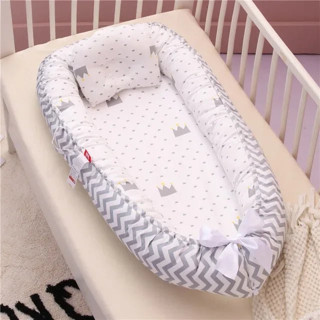 ✨ Cuna Nido Portátil Multifuncional – Descanso seguro y cómodo para tu bebé ✨ - Giggle & Coos