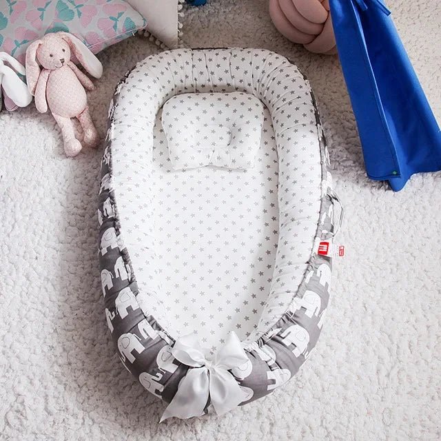 ✨ Cuna Nido Portátil Multifuncional – Descanso seguro y cómodo para tu bebé ✨ - Giggle & Coos