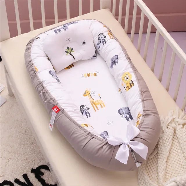 ✨ Cuna Nido Portátil Multifuncional – Descanso seguro y cómodo para tu bebé ✨ - Giggle & Coos