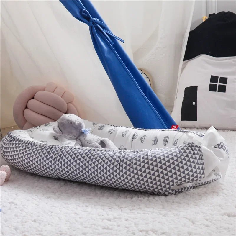 ✨ Cuna Nido Portátil Multifuncional – Descanso seguro y cómodo para tu bebé ✨ - Giggle & Coos