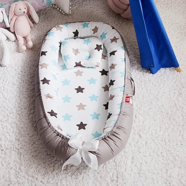✨ Cuna Nido Portátil Multifuncional – Descanso seguro y cómodo para tu bebé ✨ - Giggle & Coos