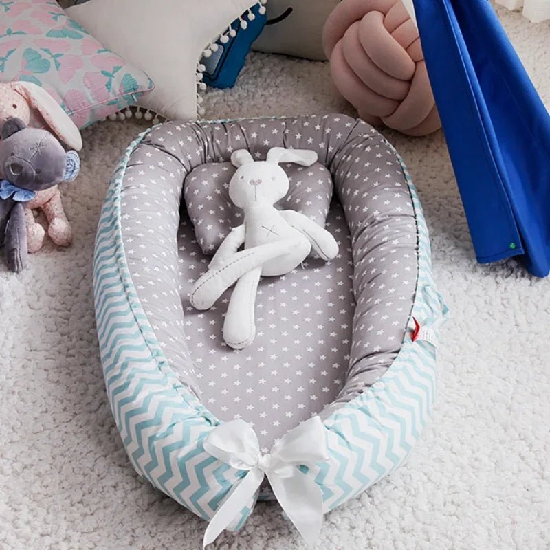 ✨ Cuna Nido Portátil Multifuncional – Descanso seguro y cómodo para tu bebé ✨ - Giggle & Coos