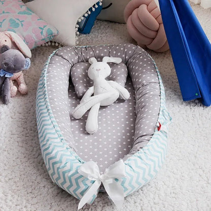 ✨ Cuna Nido Portátil Multifuncional – Descanso seguro y cómodo para tu bebé ✨ - Giggle & Coos