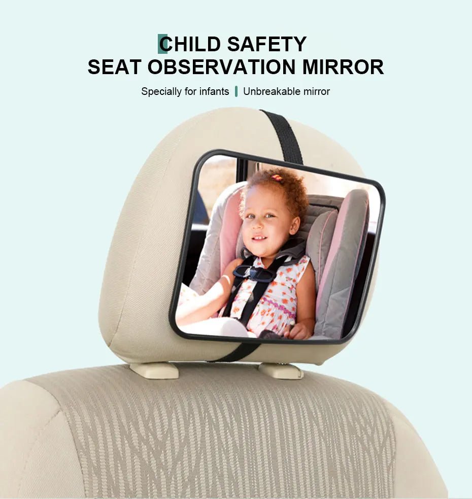 🚗 Espejo Retrovisor GIGGLE & COOS – Viaja Tranquilo Viendo a tu Bebé 🚗 - Giggle & Coos