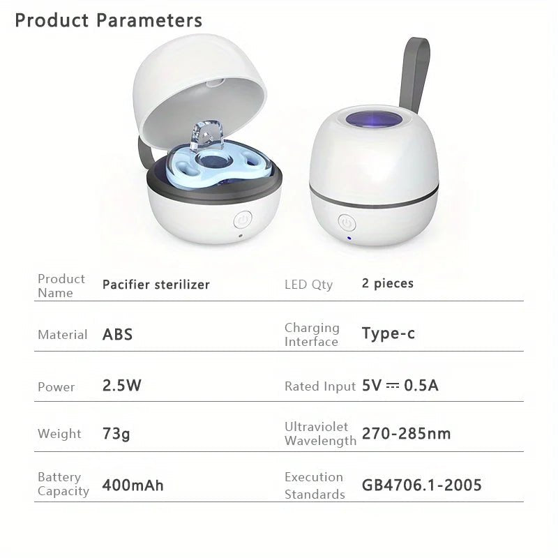 🧼 Esterilizador Portátil GIGGLE & COOS – Higiene Perfecta en 180 Segundos 🧼 - Giggle & Coos