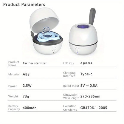 🧼 Esterilizador Portátil GIGGLE & COOS – Higiene Perfecta en 180 Segundos 🧼 - Giggle & Coos