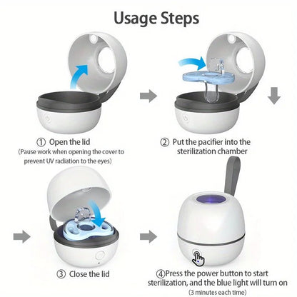🧼 Esterilizador Portátil GIGGLE & COOS – Higiene Perfecta en 180 Segundos 🧼 - Giggle & Coos