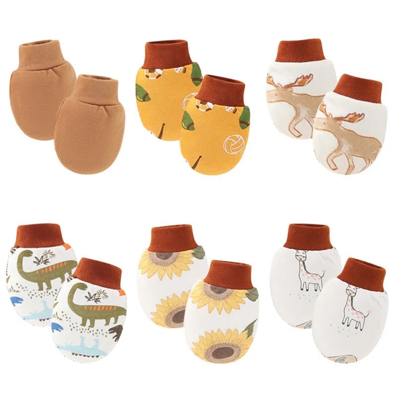 🤲 Guantes Antiarañazos GIGGLE & COOS – Protección Suave para tu Pequeño Tesoro 🤲 - Giggle & Coos