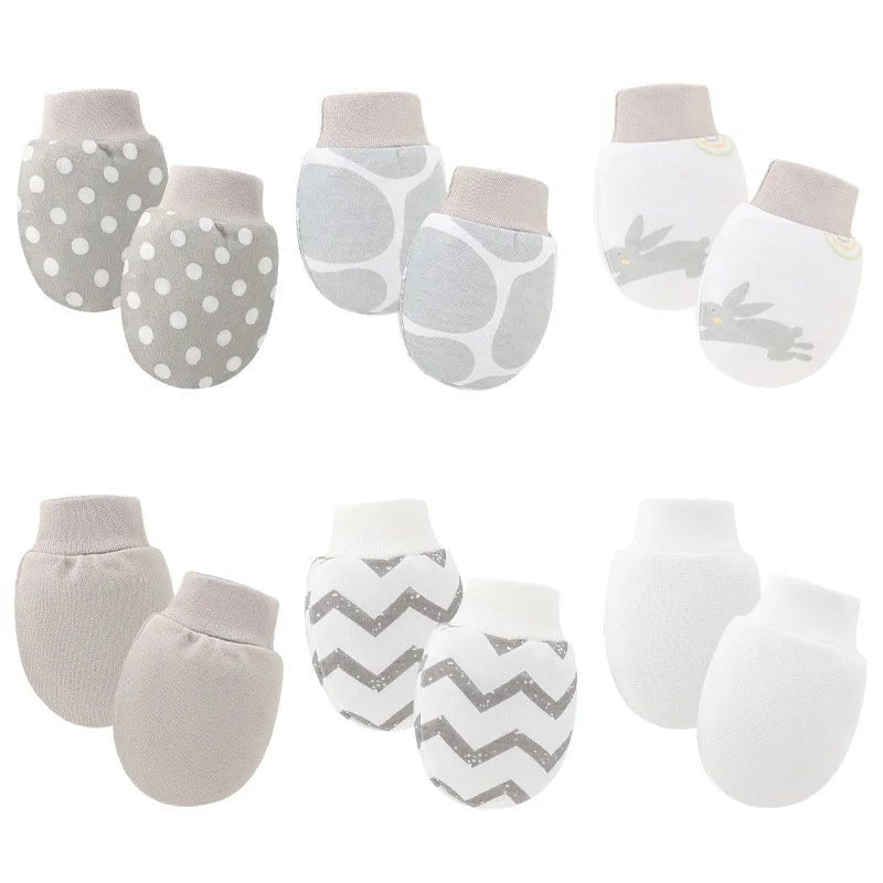 🤲 Guantes Antiarañazos GIGGLE & COOS – Protección Suave para tu Pequeño Tesoro 🤲 - Giggle & Coos