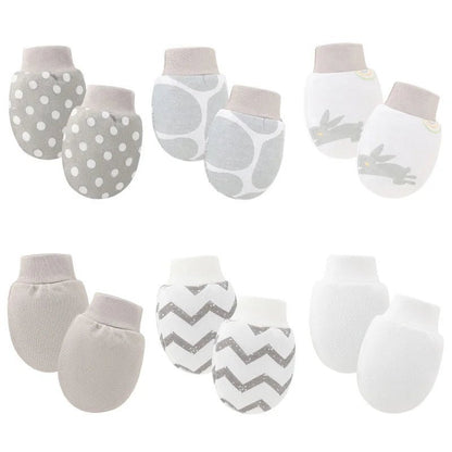 🤲 Guantes Antiarañazos GIGGLE & COOS – Protección Suave para tu Pequeño Tesoro 🤲 - Giggle & Coos
