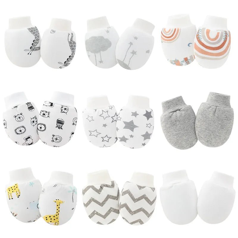 🤲 Guantes Antiarañazos GIGGLE & COOS – Protección Suave para tu Pequeño Tesoro 🤲 - Giggle & Coos