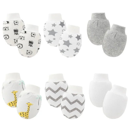 🤲 Guantes Antiarañazos GIGGLE & COOS – Protección Suave para tu Pequeño Tesoro 🤲 - Giggle & Coos