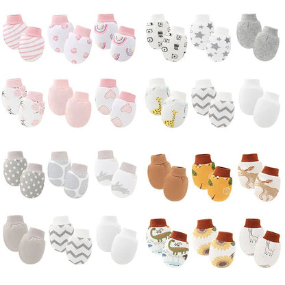 🤲 Guantes Antiarañazos GIGGLE & COOS – Protección Suave para tu Pequeño Tesoro 🤲 - Giggle & Coos