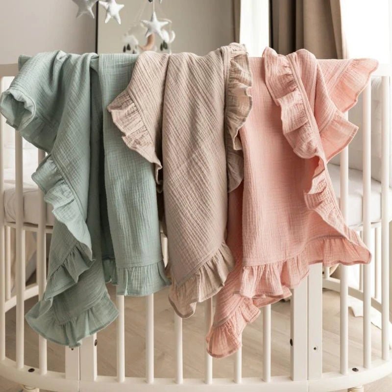 🌸 Manta Muselina Orgánica GIGGLE & COOS – Suavidad y Calidez para tu Pequeño Tesoro 🌸 - Giggle & Coos
