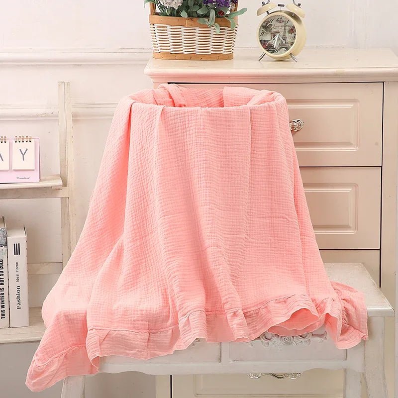 🌸 Manta Muselina Orgánica GIGGLE & COOS – Suavidad y Calidez para tu Pequeño Tesoro 🌸 - Giggle & Coos