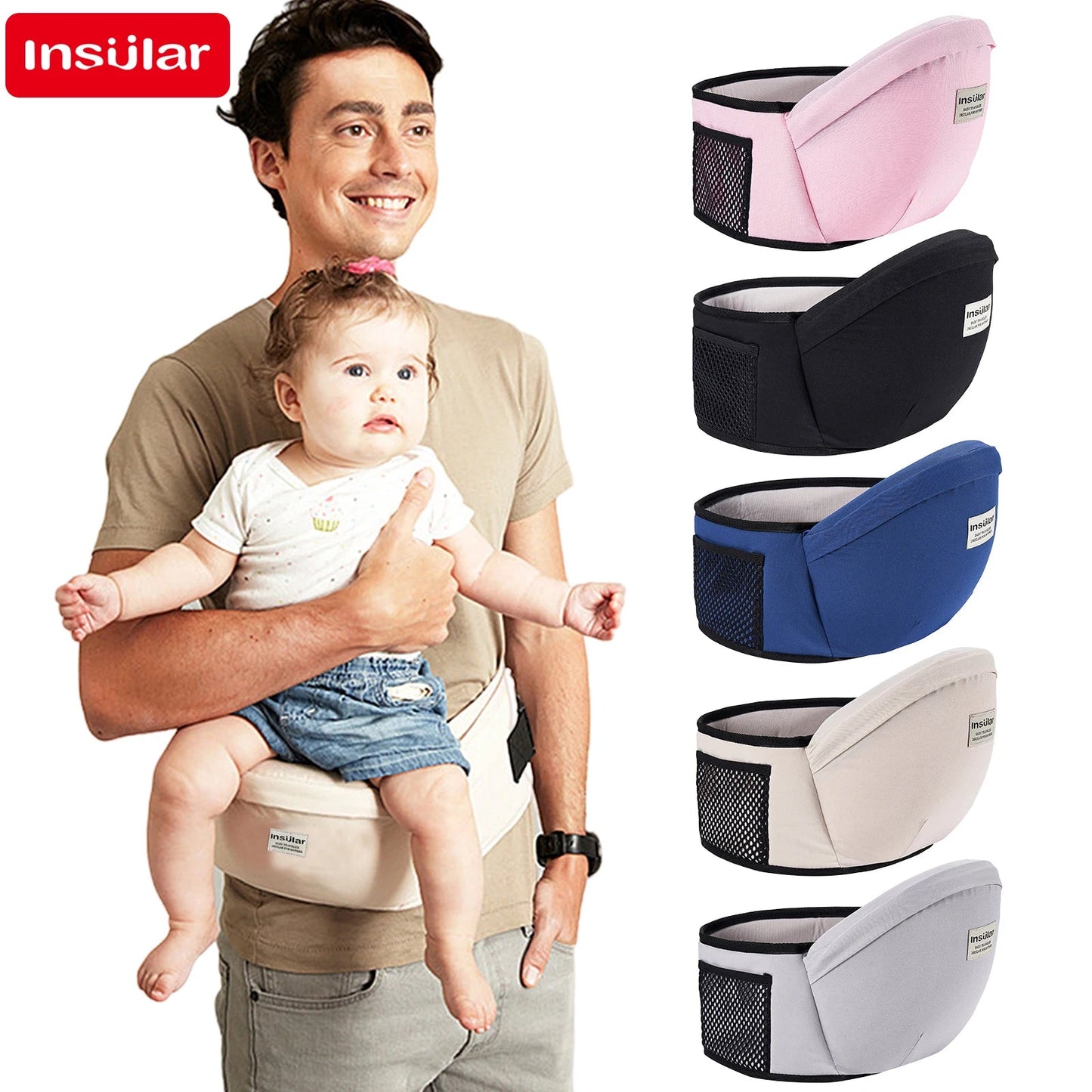 🤱 Portabebés Ergonómico GIGGLE & COOS – Comodidad y Cercanía para Ambos 🤱 - Giggle & Coos